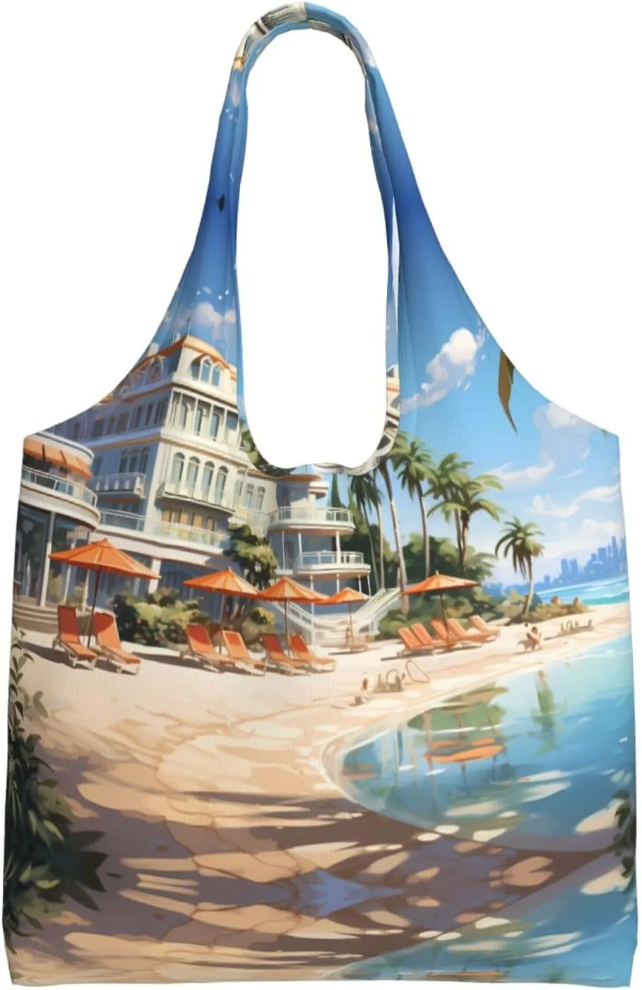 Beach Resort Style Shoulder bag - convenient to carry, suitable for shopping, work and study