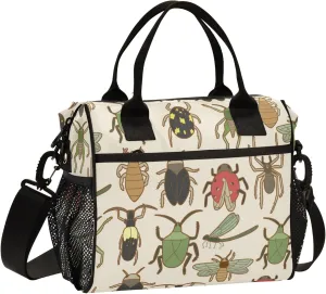 Beetle Bug Insects Lunch Bag for Men Women Cooler Lunch Bags Large Lunch Box for Adults Men Women, Medium(13.9L)