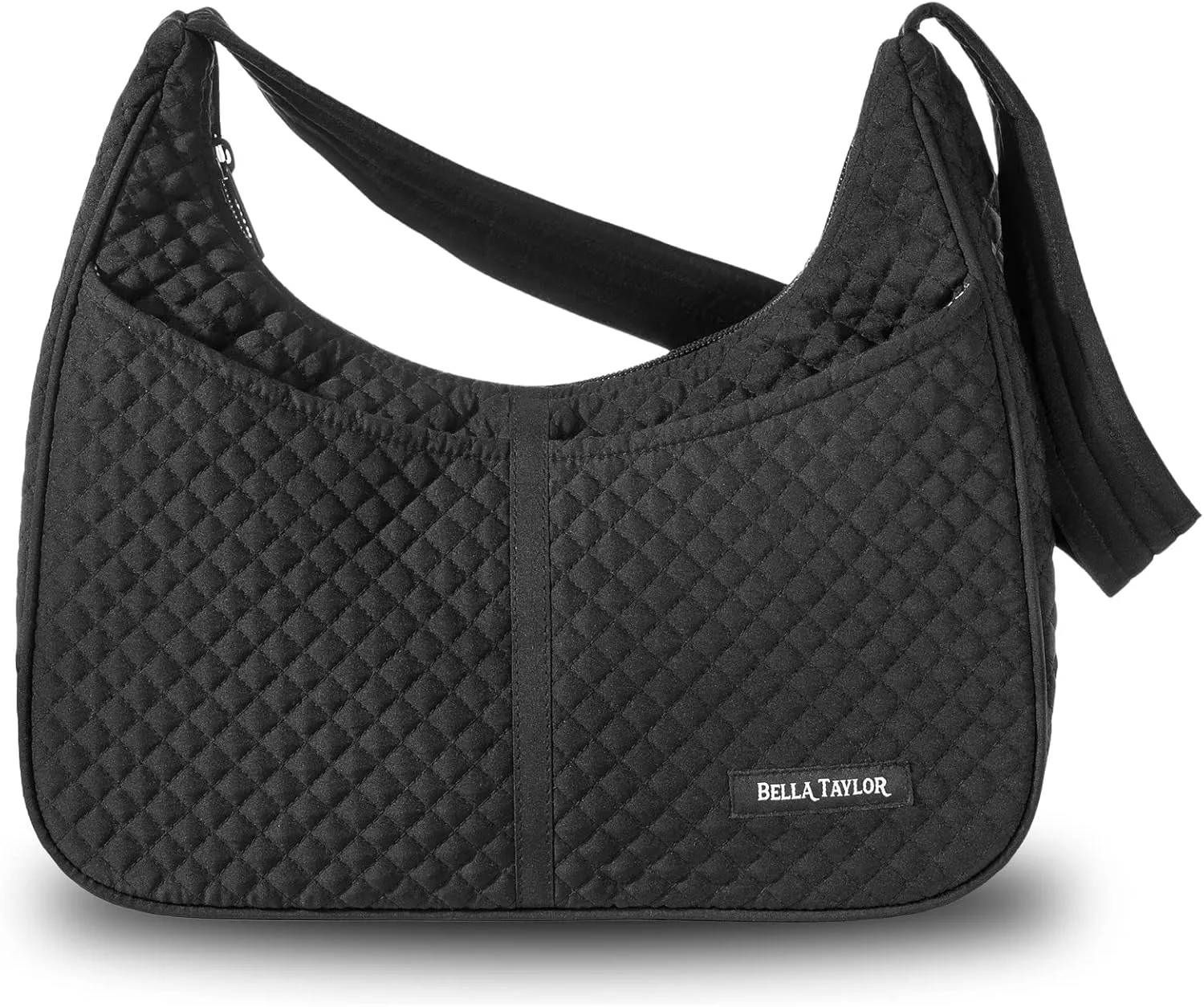 Bella Taylor Blakely - Hobo Shoulder Bag for Women - Lightweight Quilted Fabric Purse with Pockets