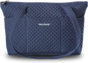 Bella Taylor Small Tote | Lightweight Quilted Fabric Purses for Women