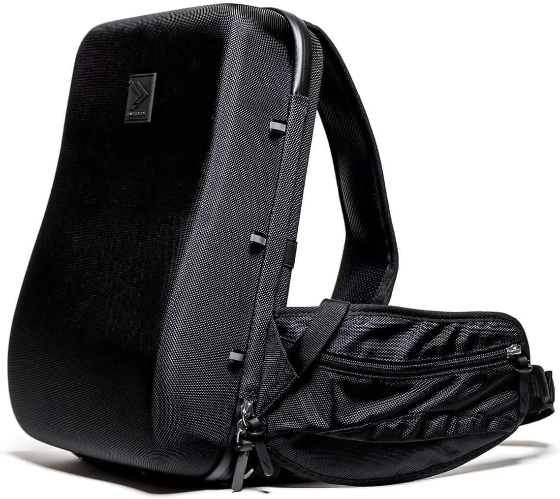 Black Backpack Pro, for Men and Women, Waterproof Anti-Theft Laptop Backpack for Commuting and Travel, Lightweight for Running, Cycling, and Outdoor Lifestyles