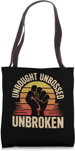 Black People Empowerment Inspired Juneteenth Outfit Tote Bag