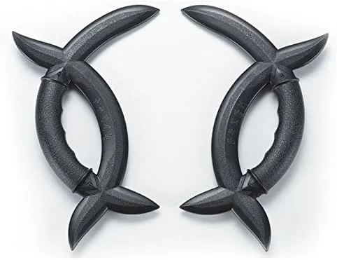 Black Polypropylene Wushu Meridian Axe Couple