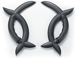 Black Polypropylene Wushu Meridian Axe Couple