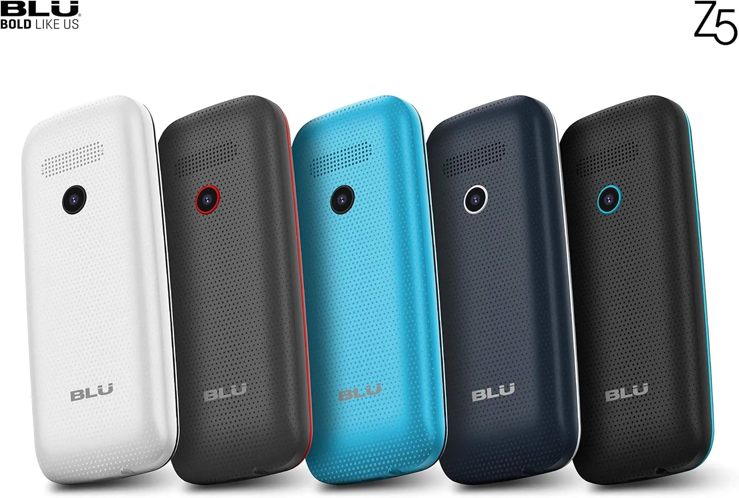BLU Z5 Z210 1.8" 2G Cell Phone 32MB VGA GSM Unlocked Dual SIM (Grey)