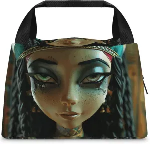 Blur Lighting Style Lunch Bag for Women Men Reusable Lunch Tote Bags Insulated Lunch Box Large Capacity Lunchbox Cooler Lunch Container for Work Office Picnic Travel