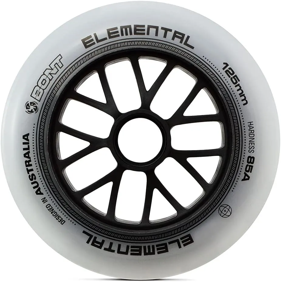 Bont Semi Race III Inline Skates - 2PF Unity 11.8" Frame   Elemental 125mm Wheels   ABEC7 Bearings
