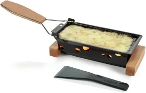 Boska Raclette Grilling Set - Partyclette To Go Set - Suitable for Cheese, Meat, Fish, and Vegetables - Portable Non-Stick - Dishwasher Safe Wedding Registry Items