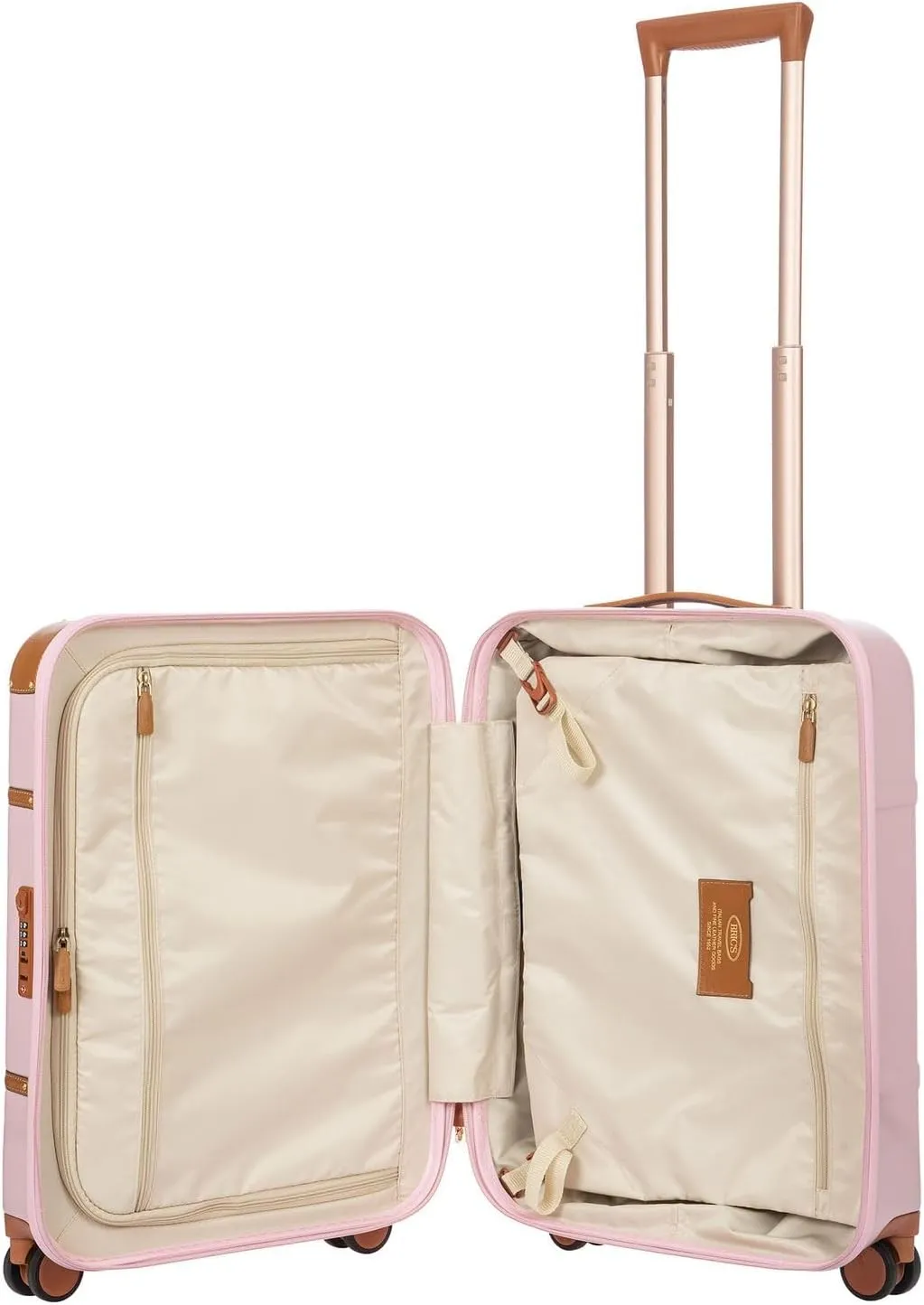 Bric's Bellagio 2.0 Spinner Trunk - 21 Inch - Luxury Bags for Women and Men - TSA Approved Luggage - Pink