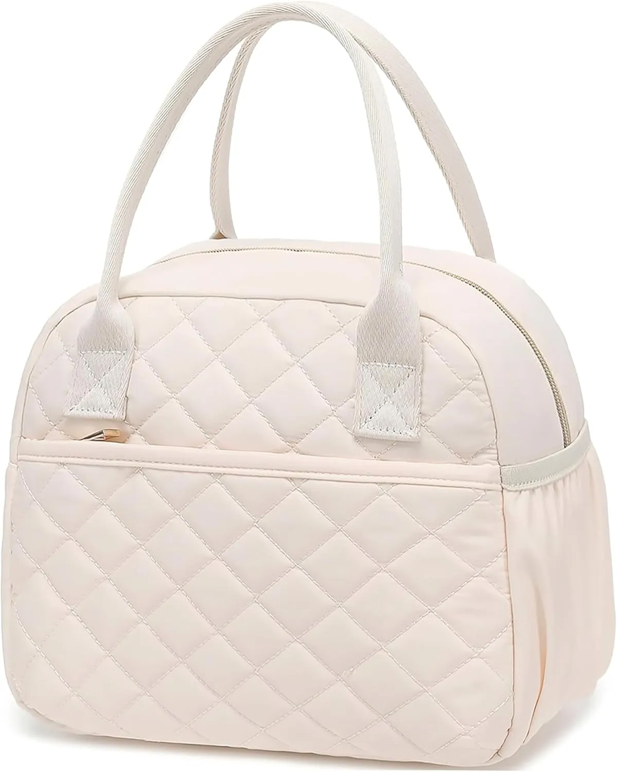 CAMTOP Lunch Box for Women Insulated Lunch Bag Lunchbox Cooler Thermal Leakproof Quilted Reusable Lunch Tote Bag for Work School Travel Picnic
