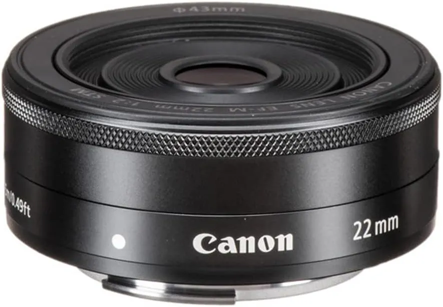 Canon EF-M 22mm f2 STM Compact System Fixed Lens (Renewed)