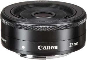Canon EF-M 22mm f2 STM Compact System Fixed Lens (Renewed)