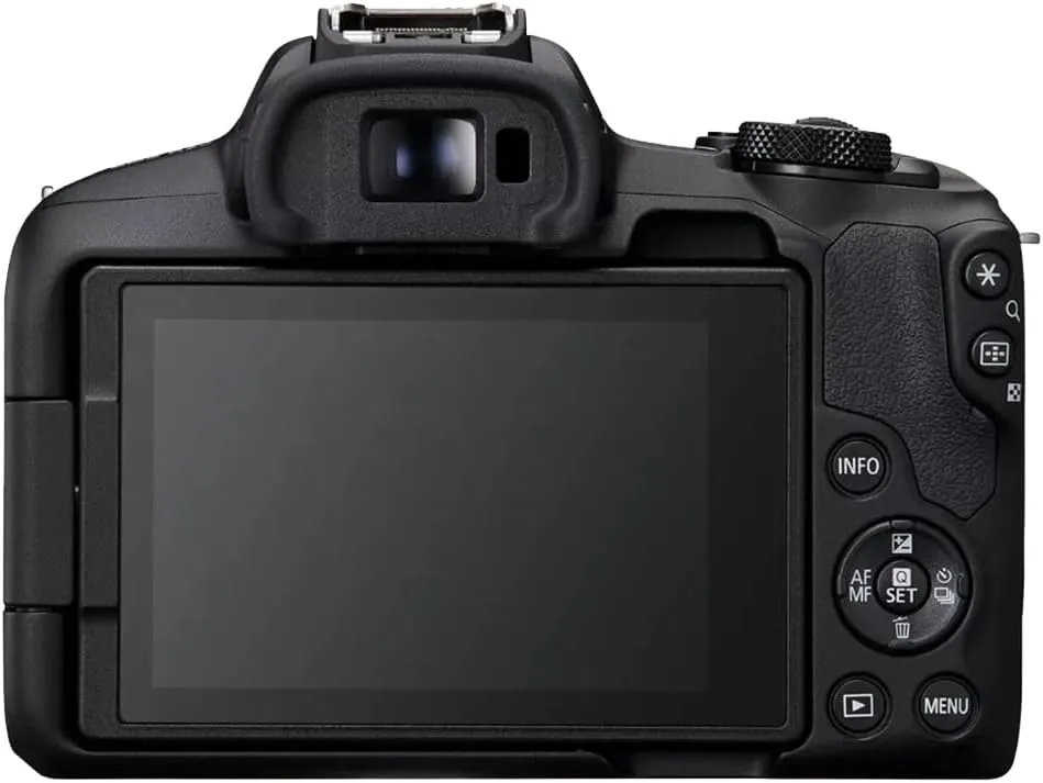 Canon EOS R50 Mirrorless Camera Body with 2 Lens Kit RF-S 18-45mm is STM and RF-S 55-210mm is STM 5811C022 Bundle with Deco Gear Photography Bag   Microphone   Tripod   Software & Accessories Kit