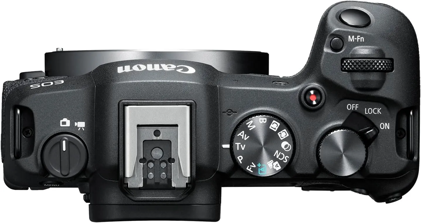 Canon EOS R8 Mirrorless Camera (Body Only), Full-Frame Hybrid Camera, 24.2 Megapixel CMOS Image Sensor, 4K Video, Content Creator Camera, Black