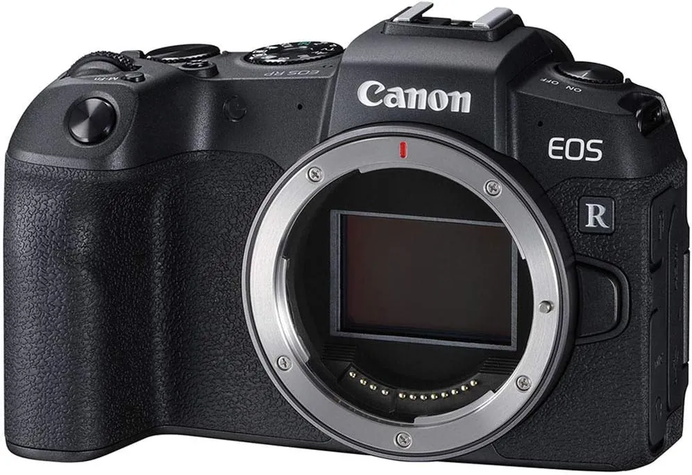 Canon EOS RP Full Frame Mirrorless Vlogging Portable Digital Camera with 26.2MP Full-Frame CMOS Sensor, Wi-Fi, Bluetooth, 4K Video Recording and 3.0” Vari-Angle Touch LCD Screen, Body, Black,
