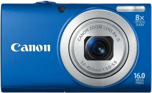 Canon PowerShot A4000 is 16.0 MP Digital Camera with 8X Optical Image Stabilized Zoom 28mm Wide-Angle Lens with 720p HD Video Recording and 3.0-Inch LCD (Blue)