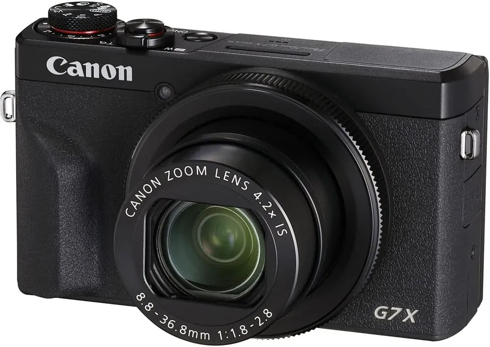 Canon PowerShot G7 X Mark III Digital Camera (Black) (3637C001)   64GB Memory Card   Card Reader   Deluxe Soft Bag   Flex Tripod   Hand Strap   Memory Wallet   Cleaning Kit (Renewed)