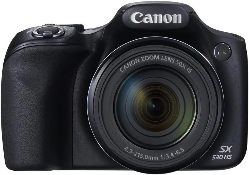 Canon PowerShot SX530 HS 16.0 MP CMOS Digital Camera with 50x Optical is Zoom (24-1200mm), Built-in WiFi, 3-Inch LCD and 1080P Full HD Video (Black) (Renewed)