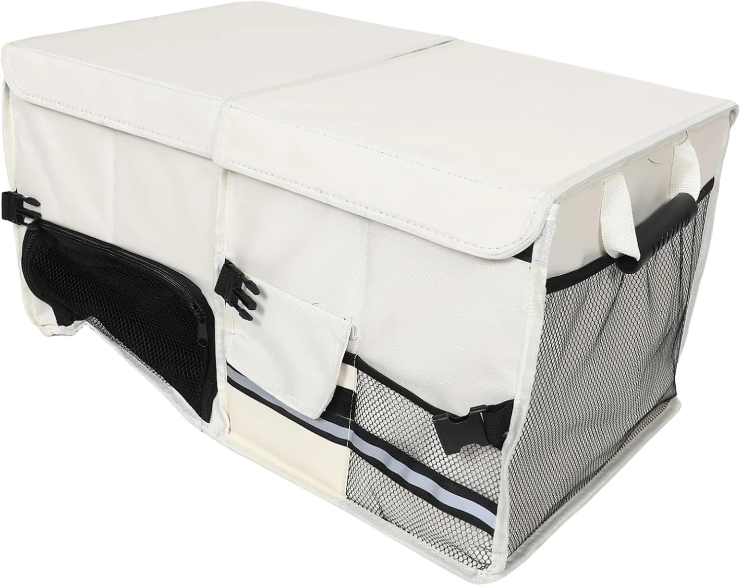 Car Storage Box Spacious Design Oxford Fabric Trunk Organizer Daily Use Car Travel Accessories