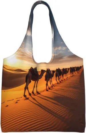 caravan of camels Shoulder bag - convenient to carry, suitable for shopping, work and study