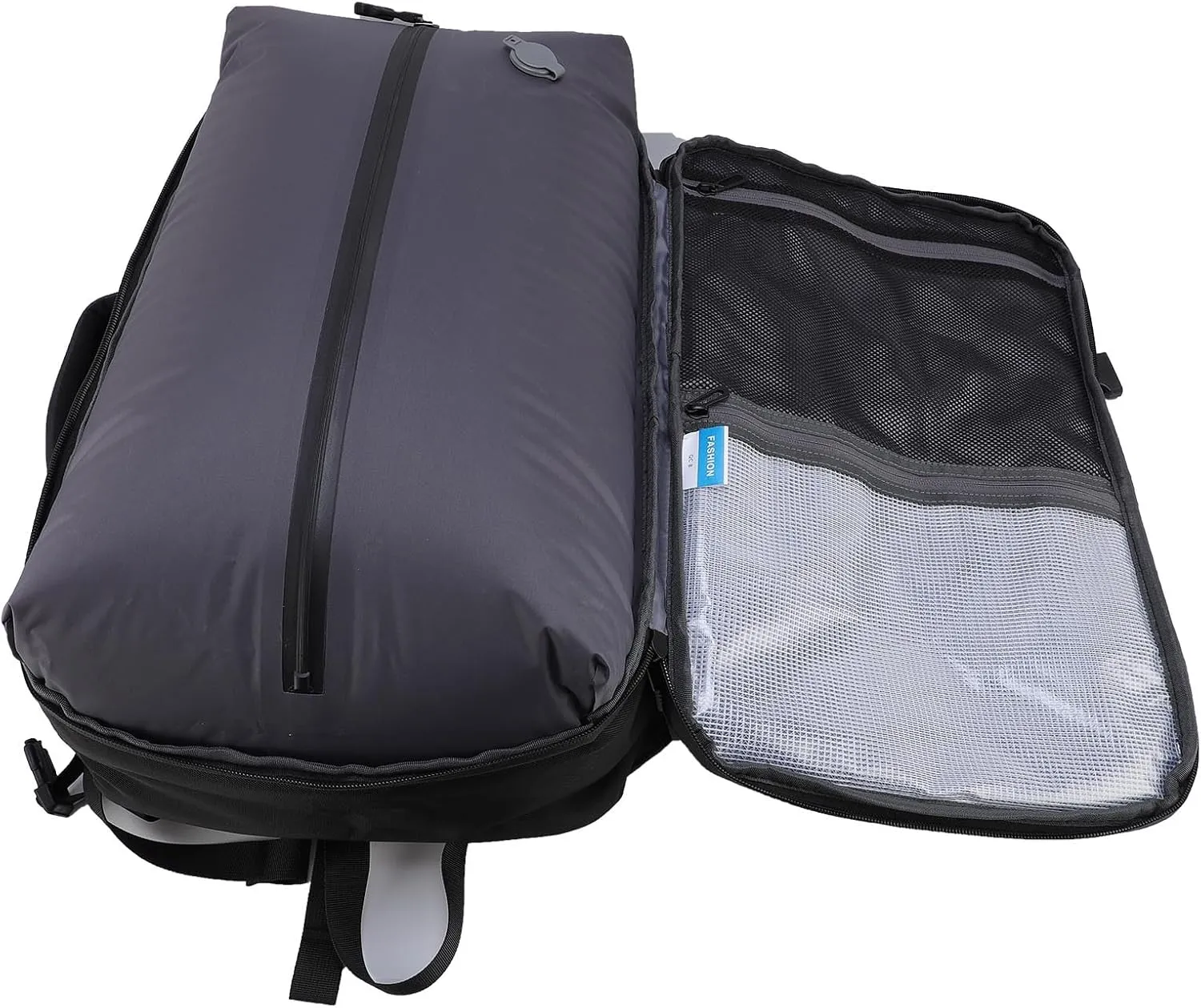 Carry Backpack, Vacuum Compression Weekender 30L Backpack for Airport (Black)