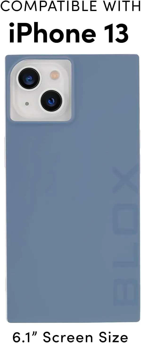Case-Mate BLOX iPhone 13 Case - Ink Blue [10FT Drop Protection] [Compatible with MagSafe] Magnetic Phone Case for iPhone 13 6.1", Anti-Scratch, Shockproof, Matte Finish, Slim Fit, Lightweight