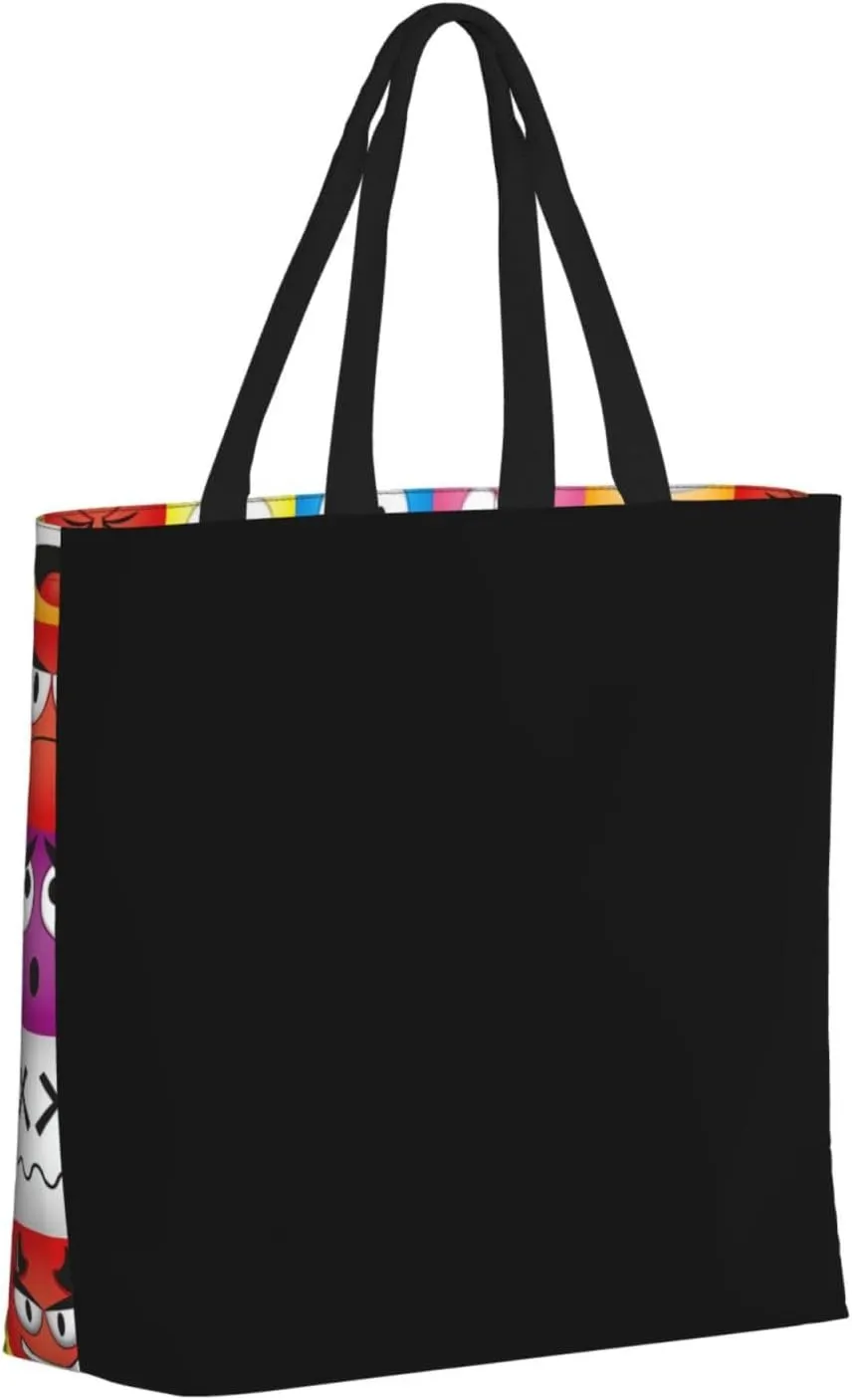 Cat Tote Bag For Women – Large, Reusable, And Portable With Zipper For Shopping, Beach, Travel, And Daily Use