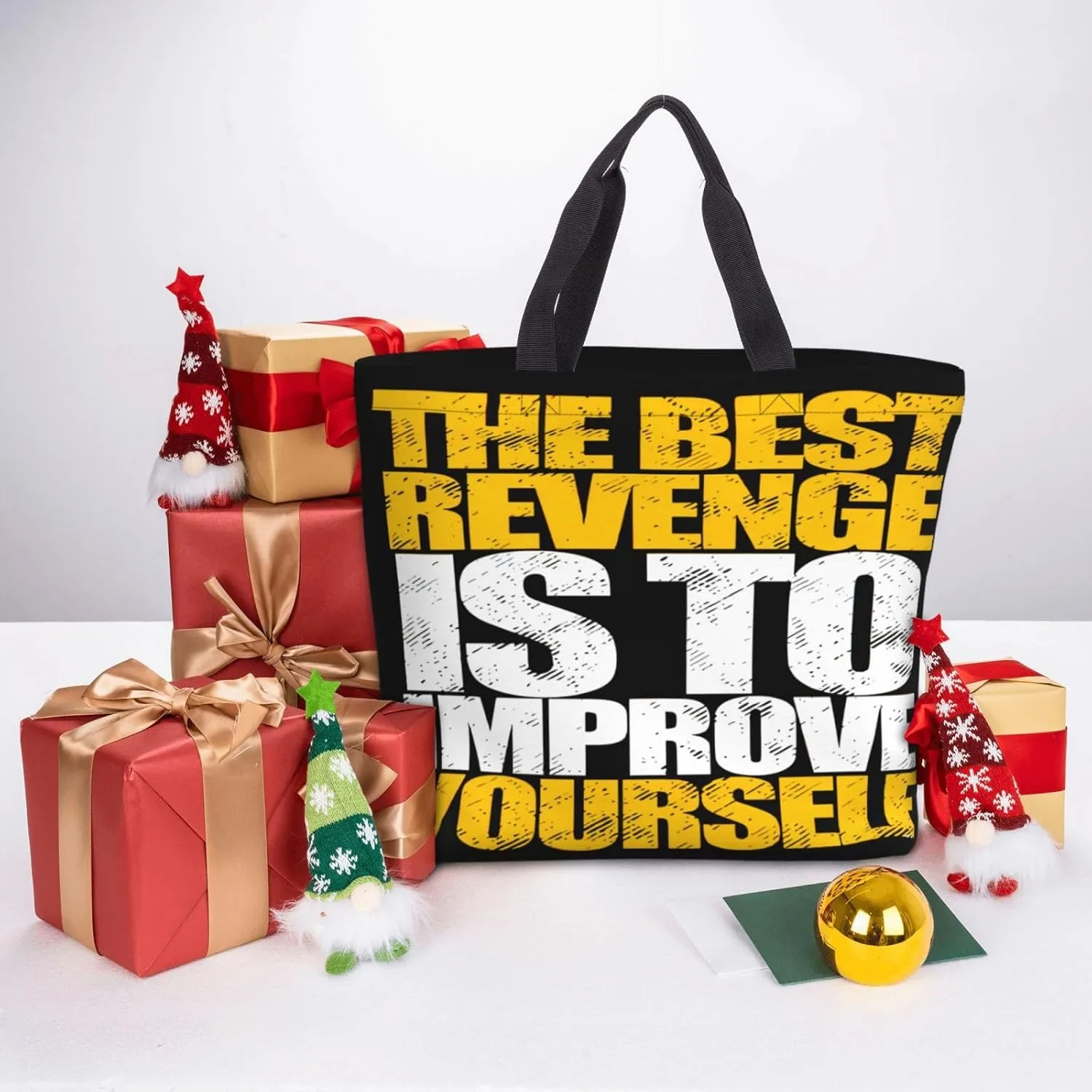 Cat Tote Bag For Women – Large, Reusable, And Portable With Zipper For Shopping, Beach, Travel, And Daily Use