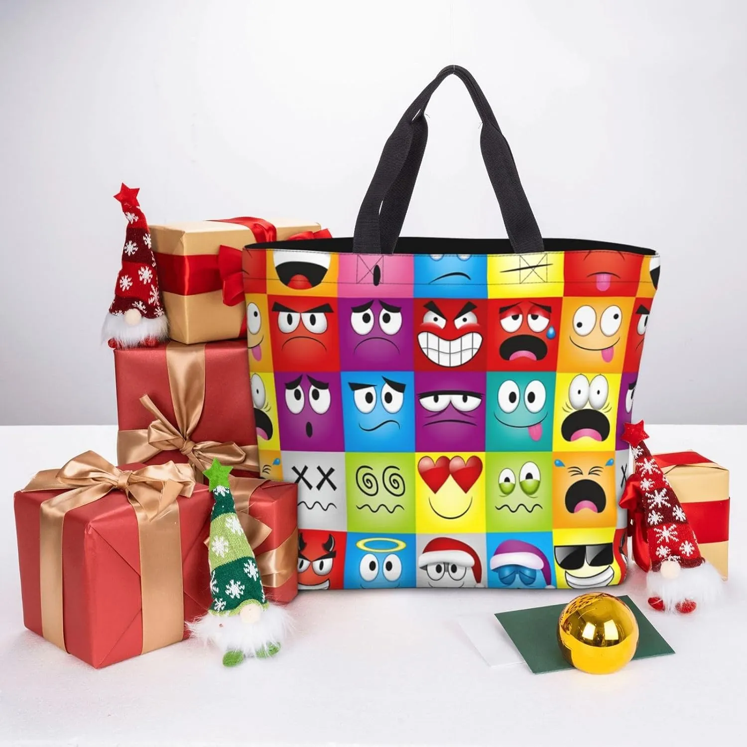 Cat Tote Bag For Women – Large, Reusable, And Portable With Zipper For Shopping, Beach, Travel, And Daily Use
