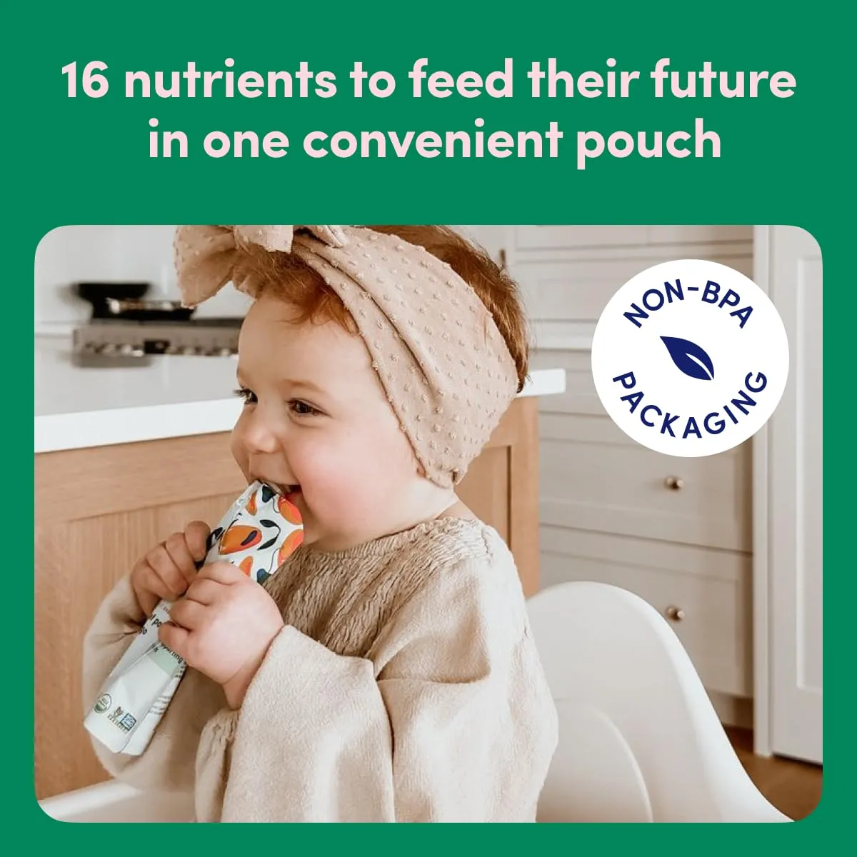 Cerebelly Organic Baby Food Pouches – Organic Veggie Purees for Toddlers | No Added Sugar, Fiber, Non-GMO | Blended Toddler Pouches | 4 Ounce BPA-Free Pouch | White Bean Pumpkin Apple | 6 Count