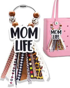 Charms for Bogg Bag, Mom Life Bogg Bag Charms Simply Southern Bag Charm, Bogg Bag Accessories for Beach Bag Charms, PVC Decoration Bogg Bag Accessories Charm for Mom