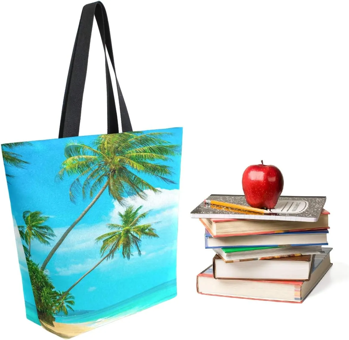 Chic Cute Fashion Style Pattern Extra Large Shoulder Tote Bag for Beach Travel Weekender Gym Grocery Shopping