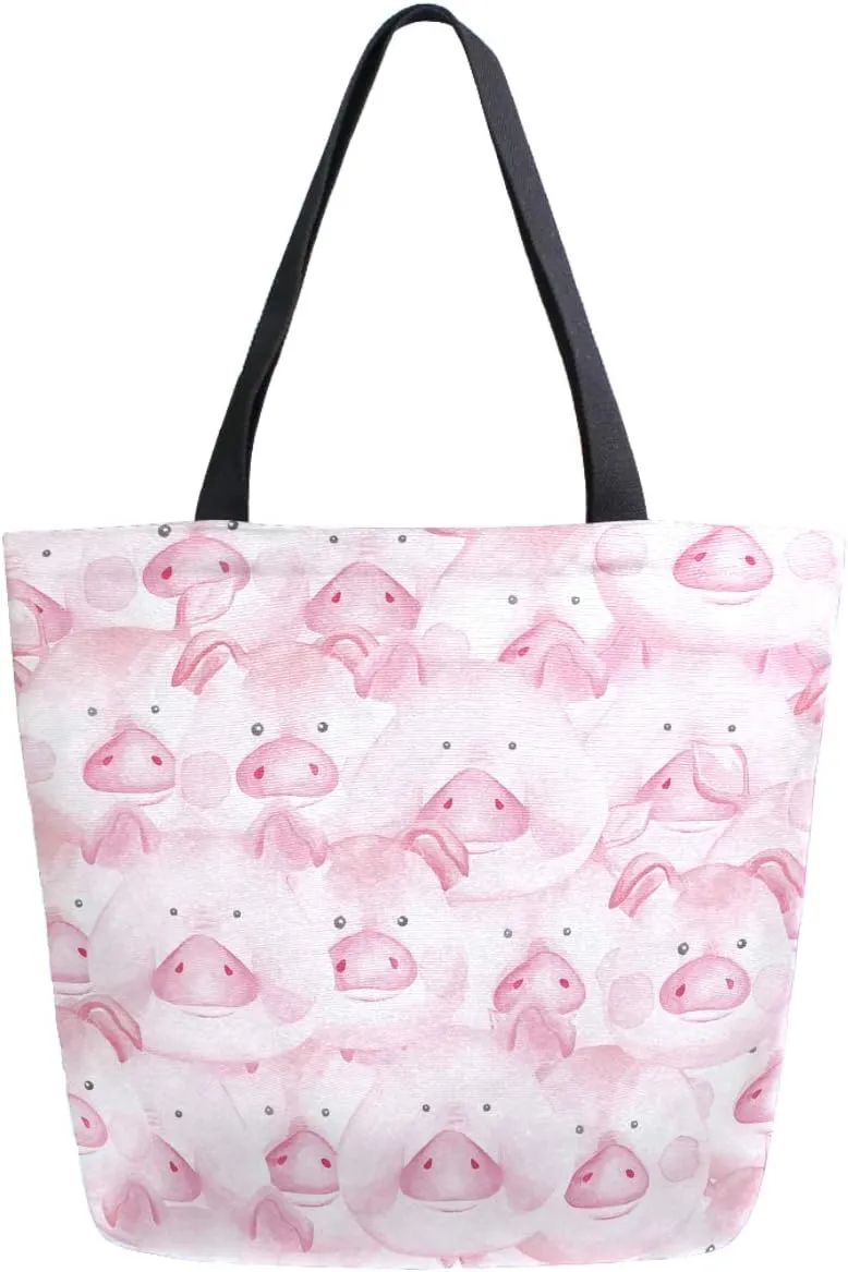 Chic Fashion Floral Pattern Extra Large Shoulder Tote Bag for Beach Travel Weekender Gym Grocery Shopping