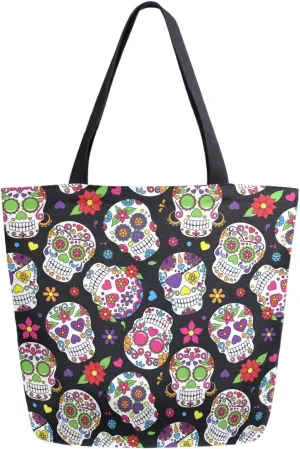 Chic Lifelike Pattern Extra Large Shoulder Tote Bag for Beach Travel Weekender Gym Grocery Shopping