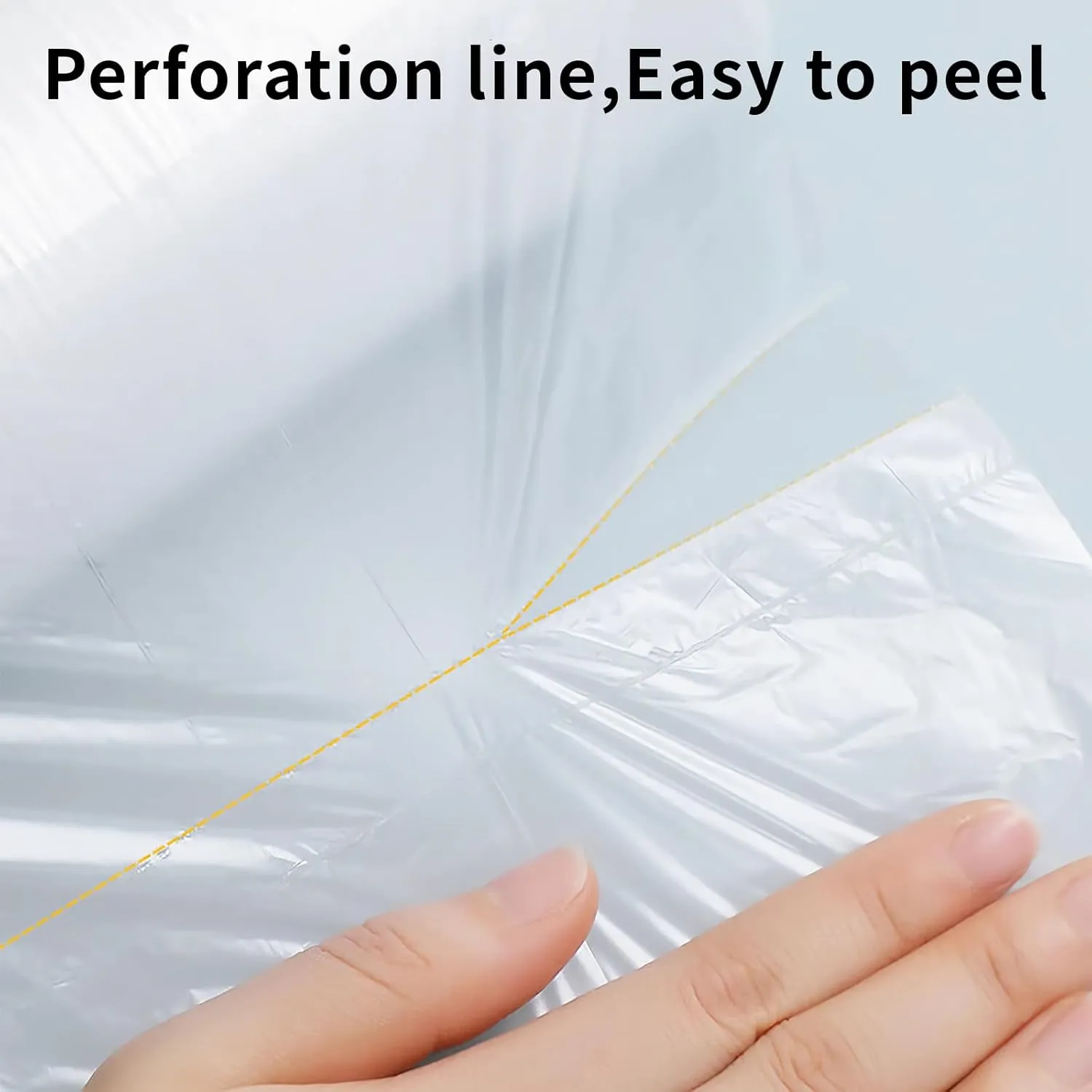 CLASSY Large 14" x 20" 350 Bags/Roll Plastic Food Storage Bags, Plastic Produce bags for Vegetable Fruits, Bread - (1 Roll, Total 350 Bag)