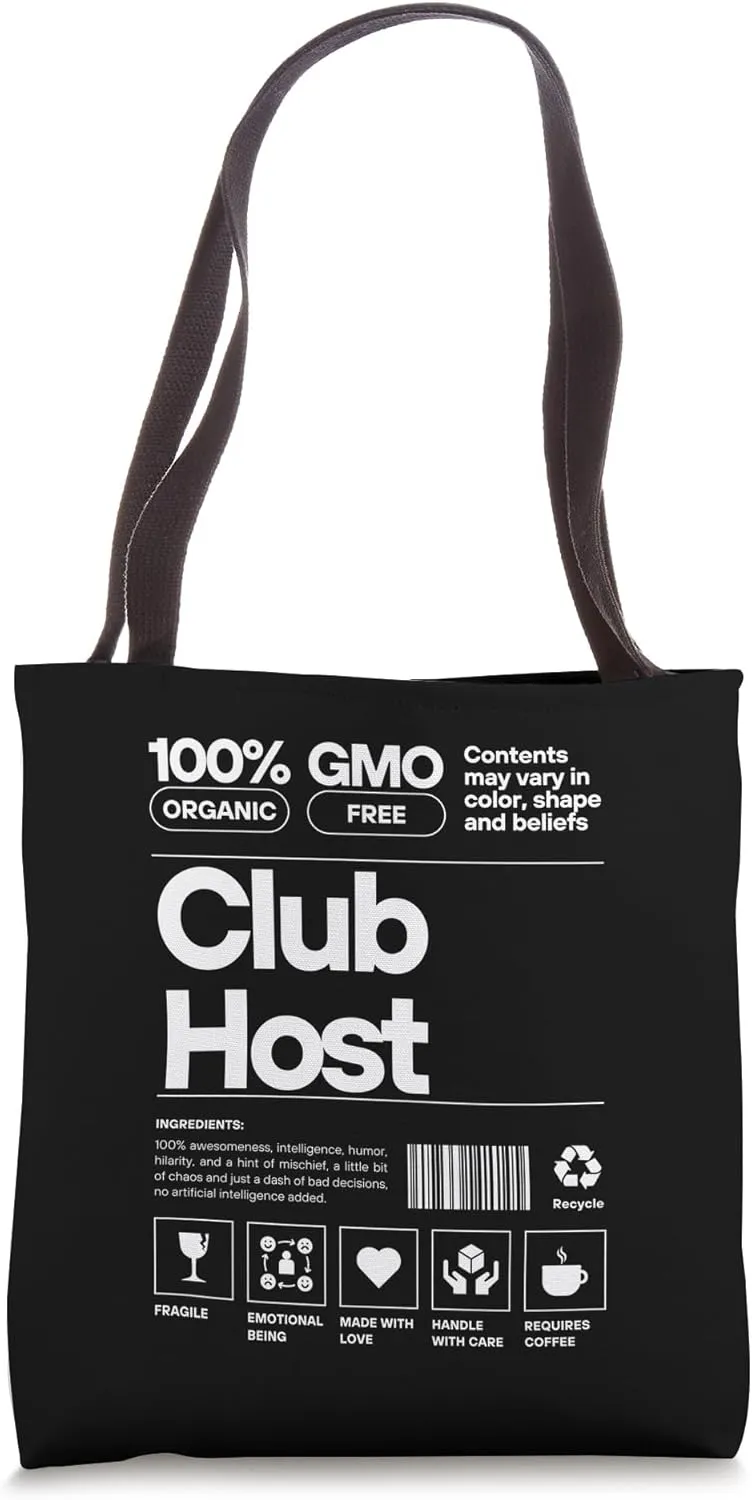Club Host Tote Bag