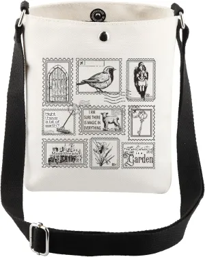 CMNIM Secr-t Garden Inspired Gifts S-cret Garden Purse Book Themed Crossbody Bag for Book Lovers Gifts Literature Handbag