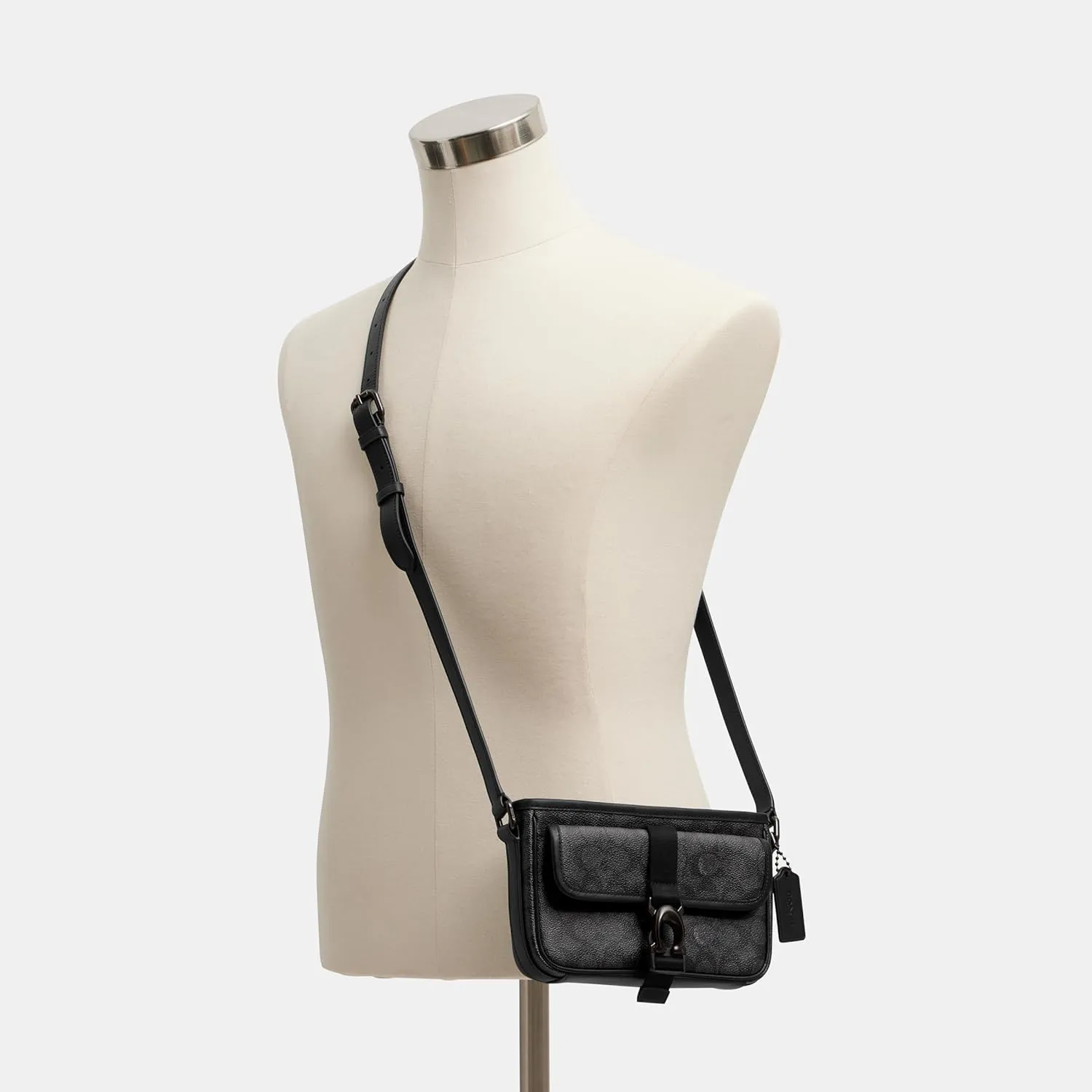 Coach Beck Slim File Bag Crossbody in Signature