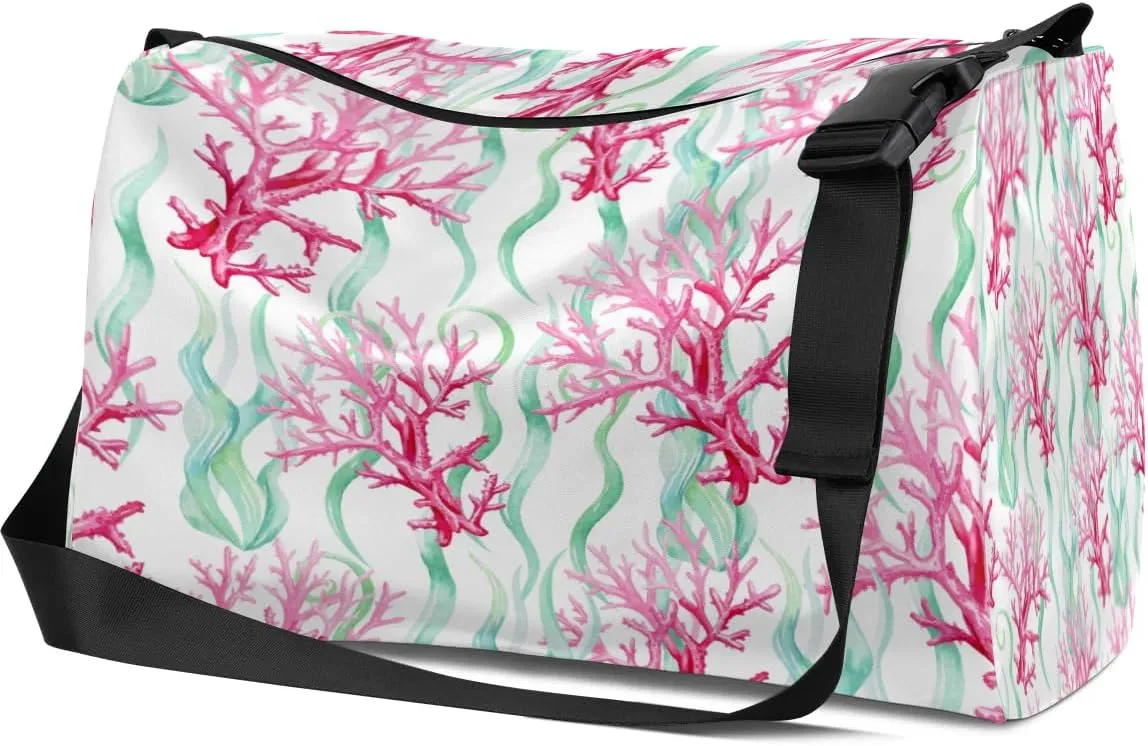Colored Butterflies Small Gym Bag for Men Women Workout Sport Duffle Bag Waterproof Weekender Overnight Bag