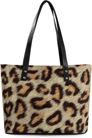Colorful Print Large Capacity Portable Leather Handbag
