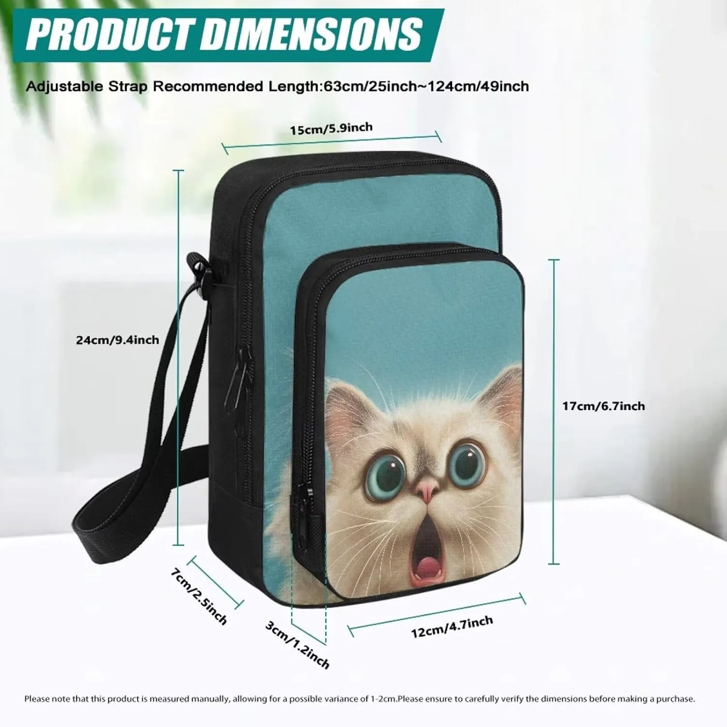 Crossbody Bag for Women Custom Cell Phone Purses Travel Pouch Shoulder Bag for Women