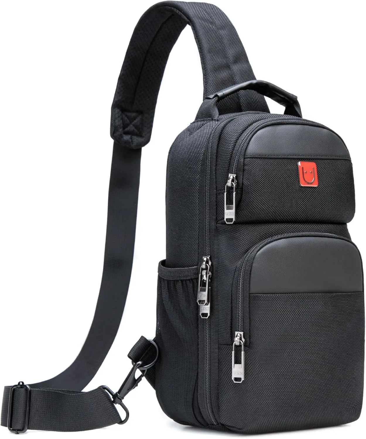 Crossbody Bag Men - Small Travel Sling Bag, Backpack Shoulder Bag | Water-Resistant Hiking Daypack, Adjustable Straps Chest Backpack