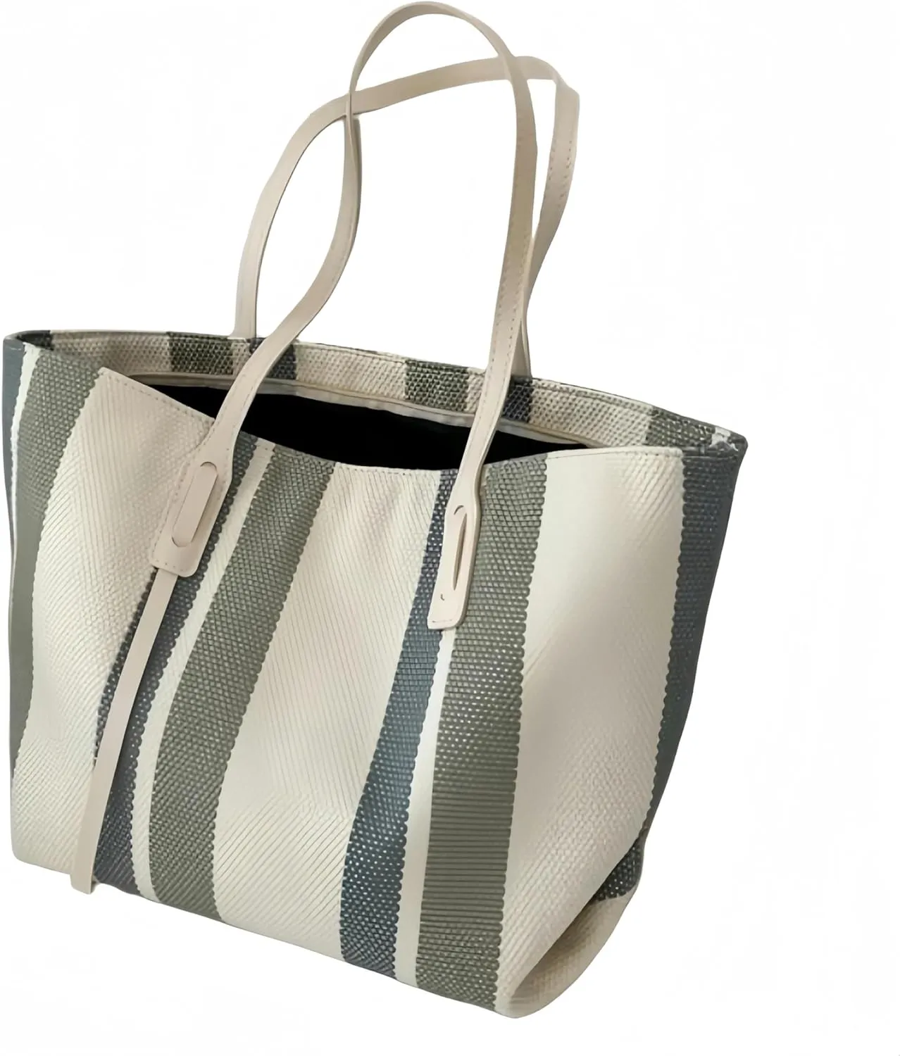 Crossbody Bags For Women Canvas Totes Bags For Women Shoulder Bag Big Capacity Striped Handbag