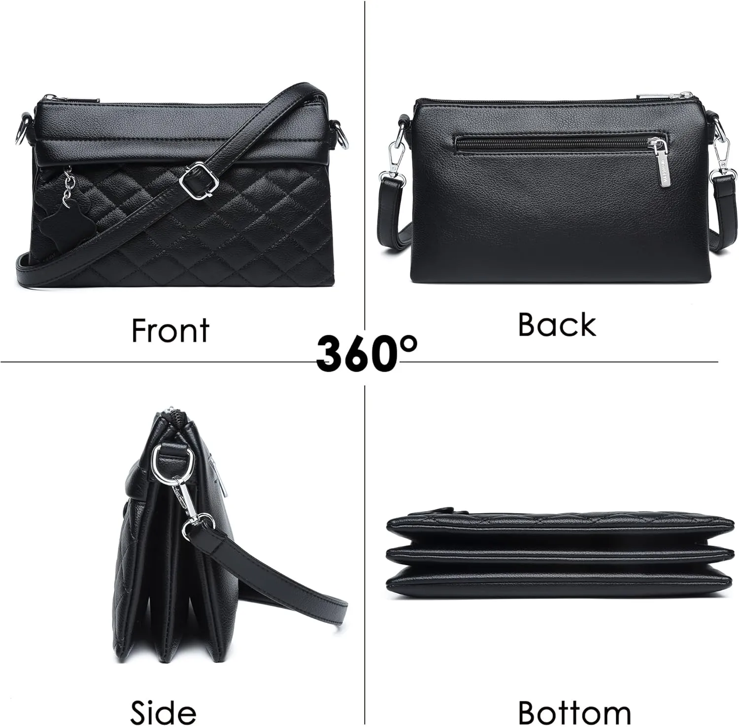 Crossbody Bags for Women Handbags, PU leather satchel Shoulder Bag Tote Bag Clutch Purse (Apricot)