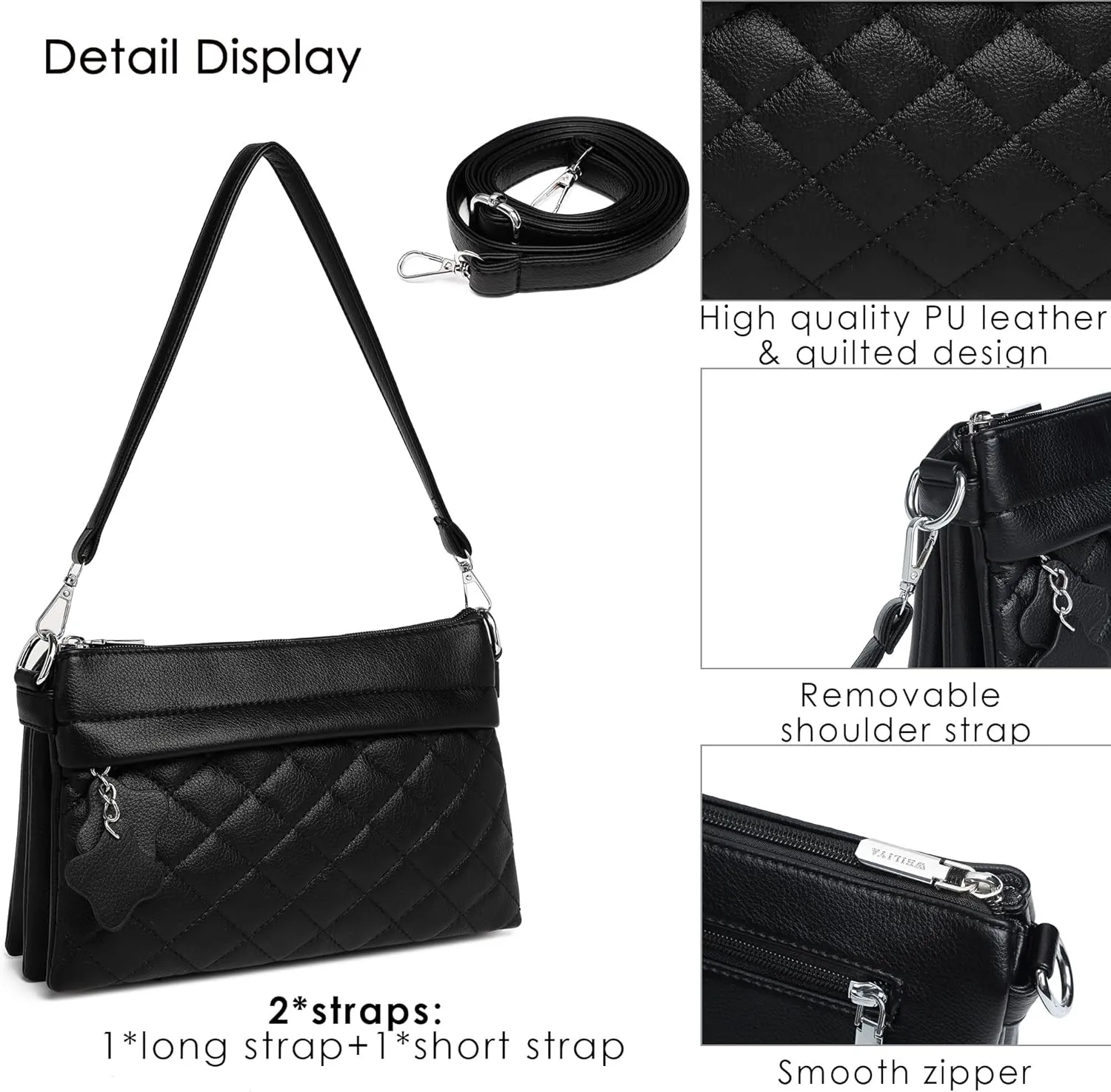 Crossbody Bags for Women Handbags, PU leather satchel Shoulder Bag Tote Bag Clutch Purse (Apricot)