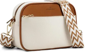 Crossbody Bags for Women, RFID Small Crossbody Purse with Adjustable Wide Strap, Vegan Leather Shoulder Bag for Travel Summer