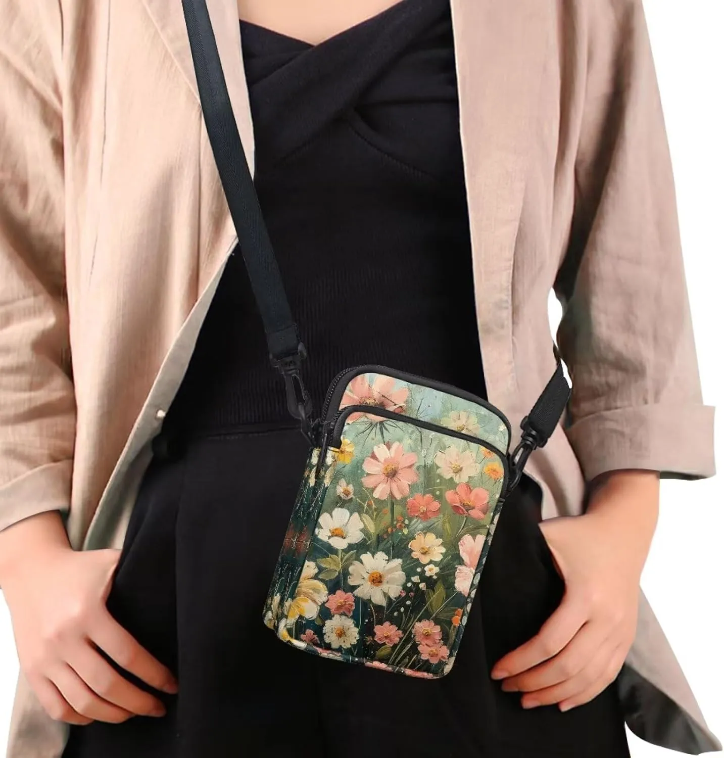 Crossbody Messenger Bag for Women Sling Bag for Men Chest Bag Shoulder Bag Portable Handbag for Travel