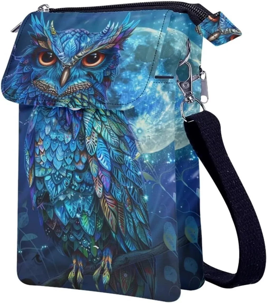 Crossbody Messenger Bag for Women Small Sling Bag Canvas Shoulder Bag Wallet Purse