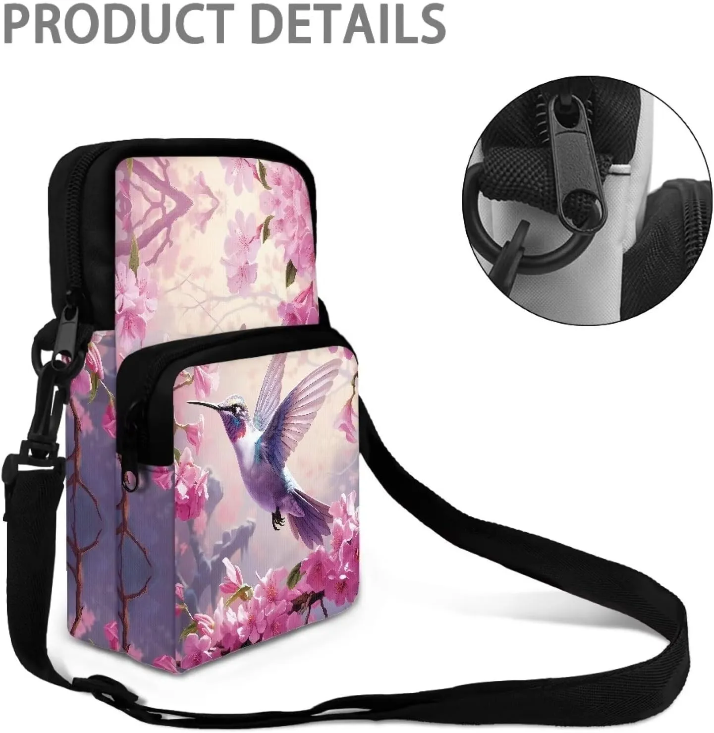 Crossbody Phone Bag Shoulder Arm Bag Cell Phone Purse Key Holder Credit Card Organiser Wallet