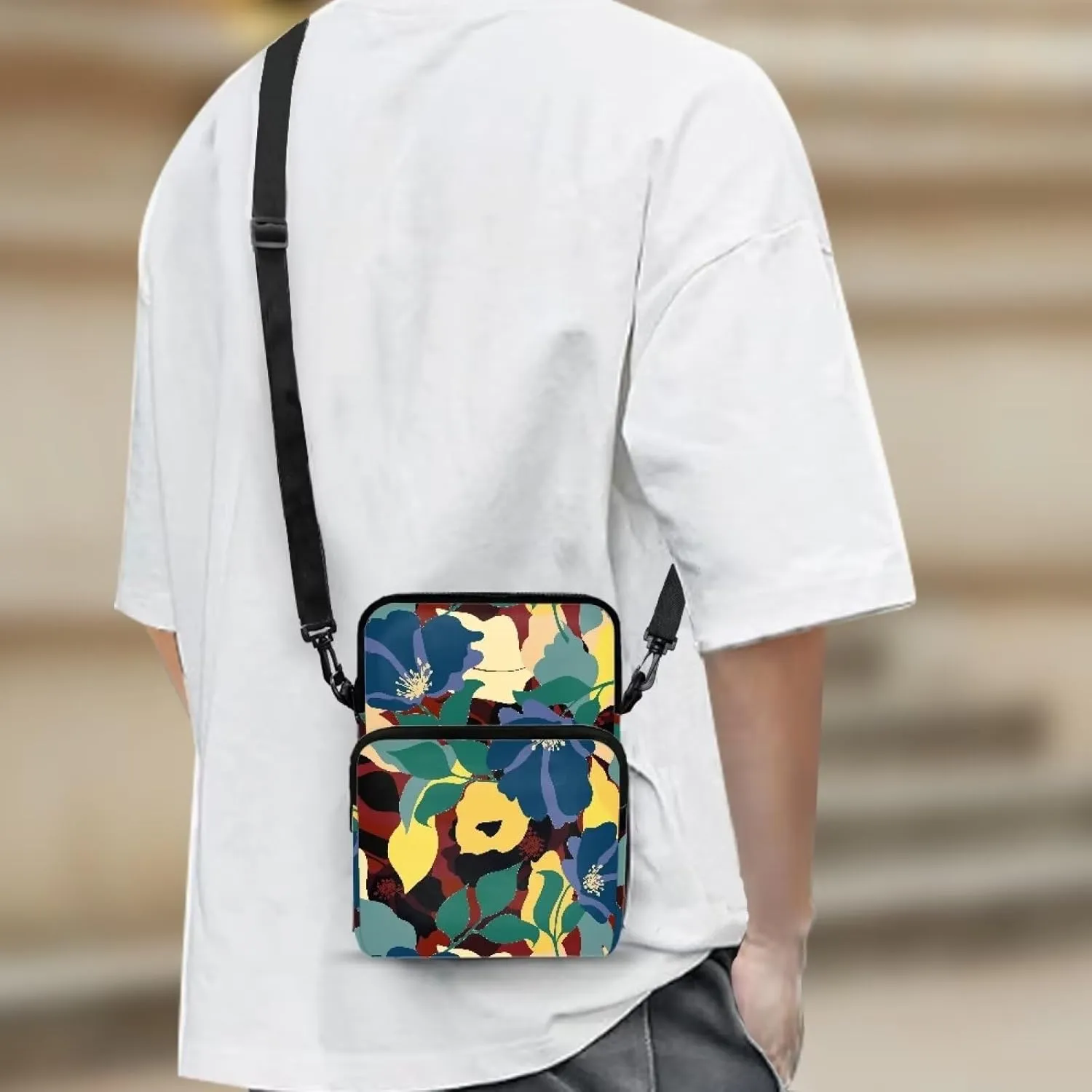 Crossbody Phone Bag Shoulder Arm Bag Cell Phone Purse Key Holder Credit Card Organiser Wallet